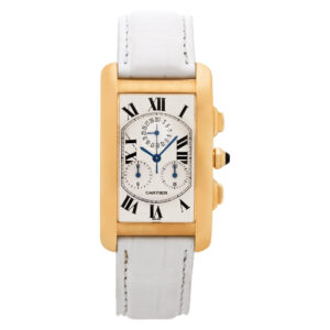 Cartier Tank Americaine 1730 18k 26.5mm Quartz watch