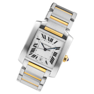 Cartier Tank Francaise W51005Q4 18k & steel 28mm auto watch