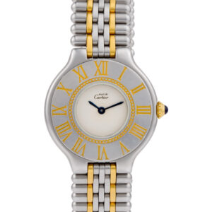 Cartier Must 21 gold & stainless steel mm Quartz watch