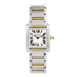 Cartier Tank Francaise w51007q4 18k & steel 20mm Quartz watch