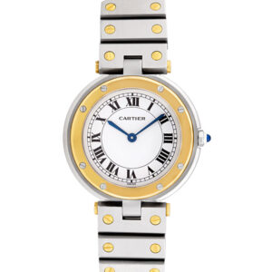 Cartier Santos 18k & steel 32mm Quartz watch