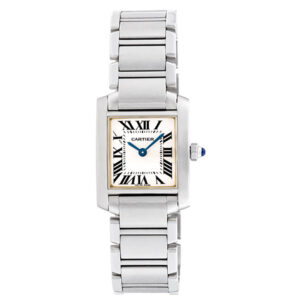 Cartier Tank Francaise W51008Q3 stainless steel 23mm Quartz watch