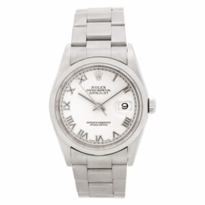 Rolex Datejust 16220 stainless steel 36mm auto watch