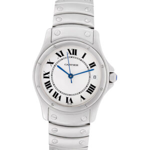 Cartier Santos 1920 stainless steel 32.5mm auto watch