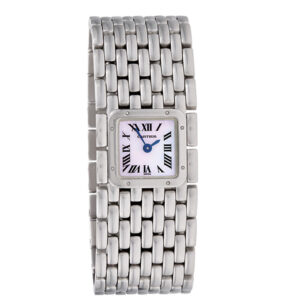 Cartier Ruban 2420 stainless steel 21mm Quartz watch