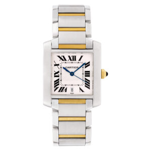 Cartier Tank Francaise W51005Q4 18k & steel 28mm auto watch