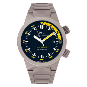 IWC Aquatimer 353803 titanium 42mm auto watch