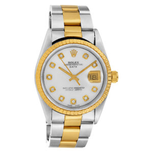 Rolex Date 15223 18k & steel 34mm auto watch