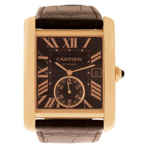 Cartier Tank MC W5330002 18k pink gold 35mm auto watch