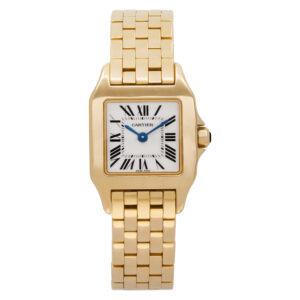 Cartier Demoiselle W25063X9 18k Off White dial 21mm Quartz watch