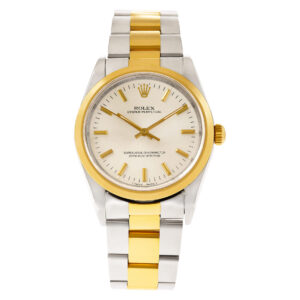 Rolex Oyster Perpetual 14203M 18k & steel 34mm auto watch