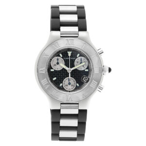 Cartier Chronograph w510125u2 stainless steel 38mm Quartz watch