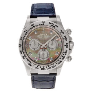 Rolex Daytona 116519 18k White Gold Tahitian Mother Of Pearl Diamond Dial