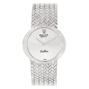 Rolex Cellini 3957 18k white gold 25.5mm Manual watch