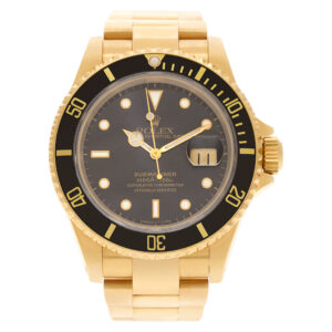 Rolex Submariner 16618 18k 40mm auto watch