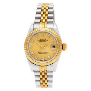 Rolex Datejust 69173 18k & steel 26mm auto watch