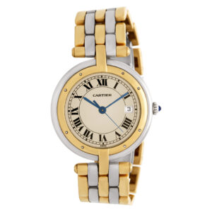 Cartier VLC 18k & steel 30mm Quartz watch