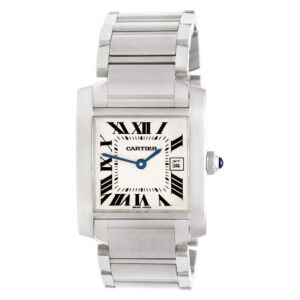 Cartier Tank Francaise W51011Q3 stainless steel 25mm Quartz watch