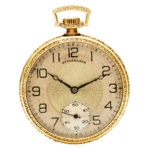 studebaker pocket watch 14k gold plated 45mm Manual watch