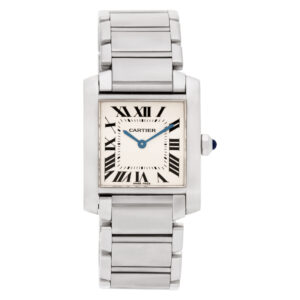 Cartier Tank Francaise W51011Q3 stainless steel 25mm Quartz watch