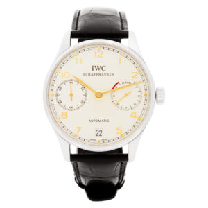 IWC Portuguese 5001 stainless steel 42mm auto watch