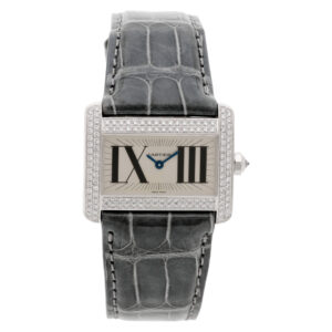 Cartier Divan 2813 18k white gold 31.5mm Quartz watch