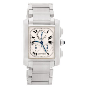 Cartier Tank Francaise W51001Q3 stainless steel 28mm Quartz watch