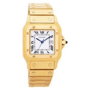 Cartier Santos 18k 29mm auto watch