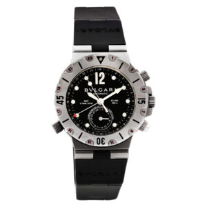 Bvlgari Scuba SD38 S GMT stainless steel mm auto watch