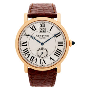 Cartier Privee Rotonde W1550251 18k rose gold 42mm Manual watch