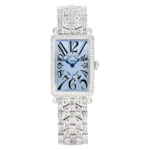 Franck Muller Long Island 900 QZ D 18k white gold 23mm Quartz watch