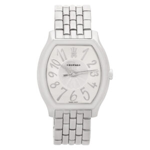 Chopard Prince Foundation 15/2235 18k White Gold Silver Guilloche dial 40mm Auto