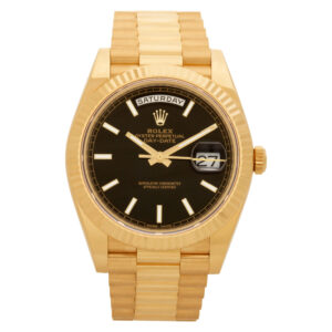 Rolex Day-Date President 40 228238 18k Yellow Gold Black dial 40mm Automatic