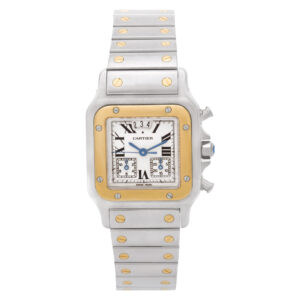 Cartier Santos 2425 18k & steel 30mm Quartz watch