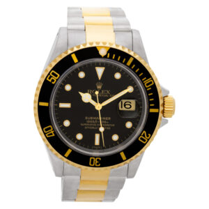 Rolex Submariner 16613 18k & steel 40mm auto watch