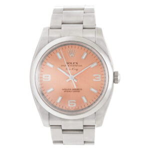 Rolex Air King 114200 St/ S Salmon dial 34mm Automatic watch. Circa 2010