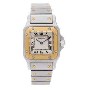 Cartier Santos 13339 18k & steel 24mm Quartz watch