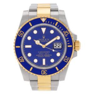 Rolex Submariner 116613LB 18k & steel 40mm auto watch