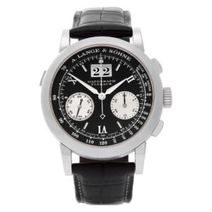 A. Lange & Sohne Datograph flyback 403.035 Platinum Manual Wind Chronograph