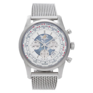 Breitling Transocean Chronograph AB0510 Stainless Steel White dial 46mm Auto