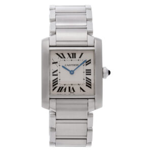 Cartier Tank Francaise 2301 stainless steel 25mm Quartz watch