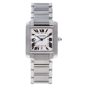 Cartier Tank 2302 stainless steel 28mm auto watch