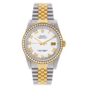 Rolex Datejust 16233 18k yellow gold 36mm auto watch