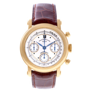 Franck Muller Chronograph 7000 CC 18k yellow gold 38mm auto watch