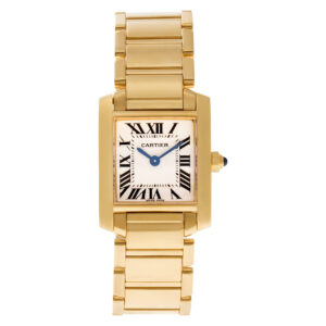 Cartier Tank Francaise W50002N2 18k 20mm Quartz watch