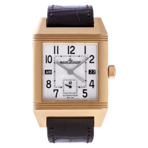 Jaeger LeCoultre Reverso 230.2.77 18k pink gold 35mm auto watch