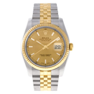 Rolex Datejust 116233 18k & Steel, Champagne dial 36mm Automatic watch