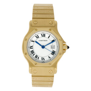 Cartier Santos 18k 29mm auto watch