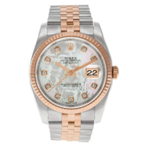 Rolex Datejust 116231mbj Steel, original diamond Mother Of Pearl dial 36mm Auto