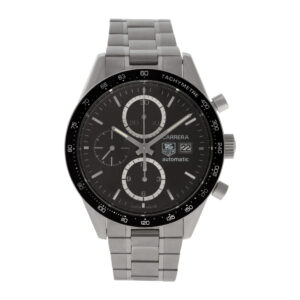 Tag Heuer Carrera cv2010-2 stainless steel 41mm auto watch